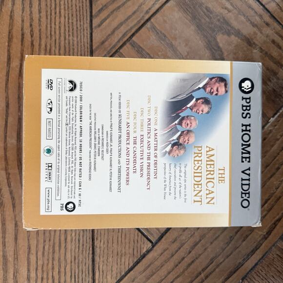 The American President 5-Volume Set (DVD, 2005, 5-Disc Set) Very‎ Good PBS B18 - Picture 3 of 4